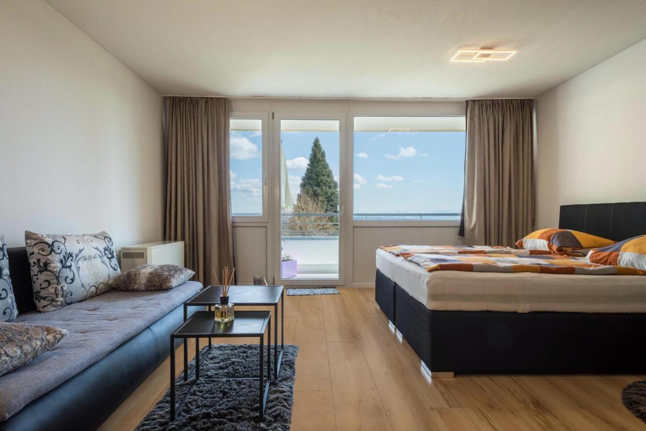 Appartment Panoramablick Oberteuringen Esterno foto