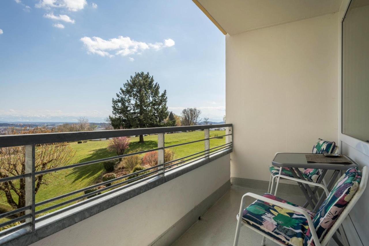 Appartment Panoramablick Oberteuringen Esterno foto