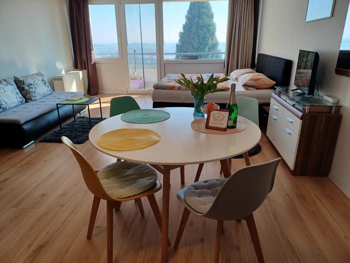 Appartment Panoramablick Oberteuringen Esterno foto